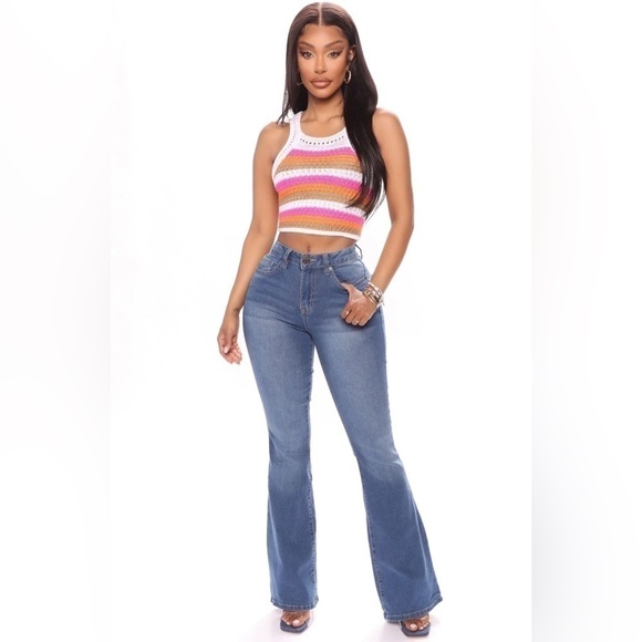 Fashion Nova Denim - 2/$20 • BIN#21 - Fashion Nova Flare Jeans size 1